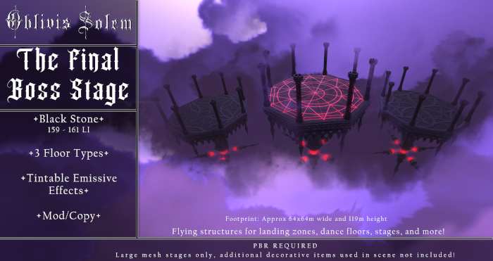 [+Oblivis+] The Final Boss Stage - BLACK STONE