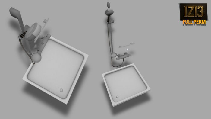 Shower Cabine - Full Perm Mesh (3 Elements)