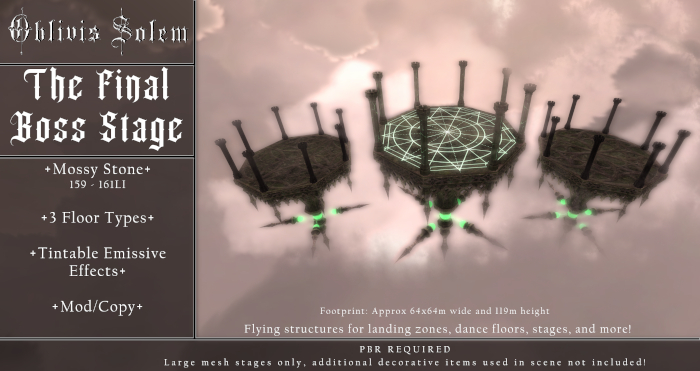 [+Oblivis+] The Final Boss Stage - MOSSY STONE
