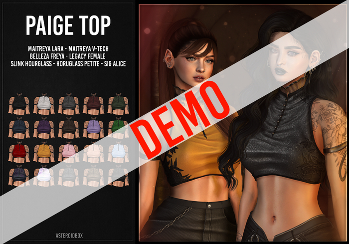 AsteroidBox. Paige Top - DEMO