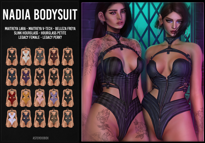 AsteroidBox. Nadia Bodysuit - Fatpack