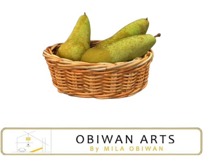 Rustic Pear Basket
