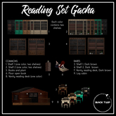 [Black Tulip] Reading Set Gacha 8 White