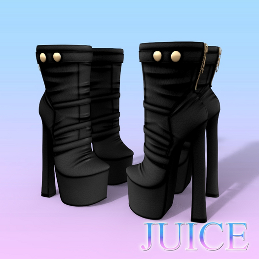 Black Assertive BOOTS REBORN