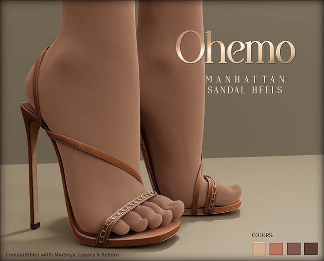 Ohemo - Manhattan sandal heels - browns (Add me)