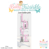 ZLD love ladder pink