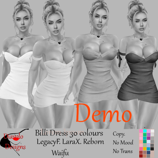 Diavolo Designs - Billi Dress FatPack  DEMO