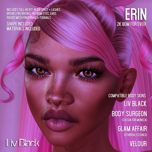 Erin Skin - EvoX Head - MED2 Tone