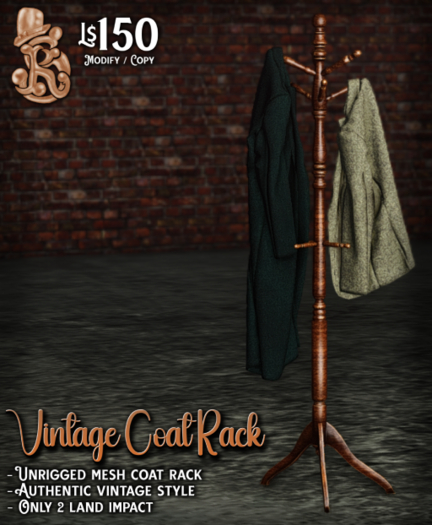 [Sturm Korp.] Vintage Coat Rack 