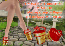 *Heart* - Okobo Platform Shoes