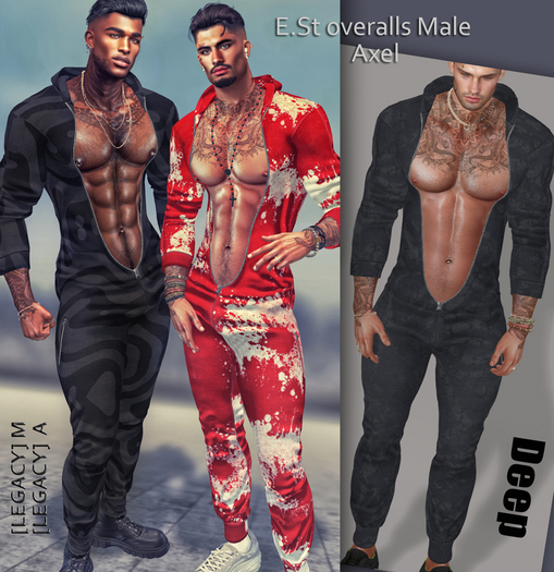 E.St overalls Male. Axel Deep