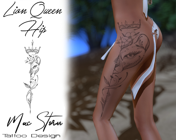 Lion Queen - Left Hip