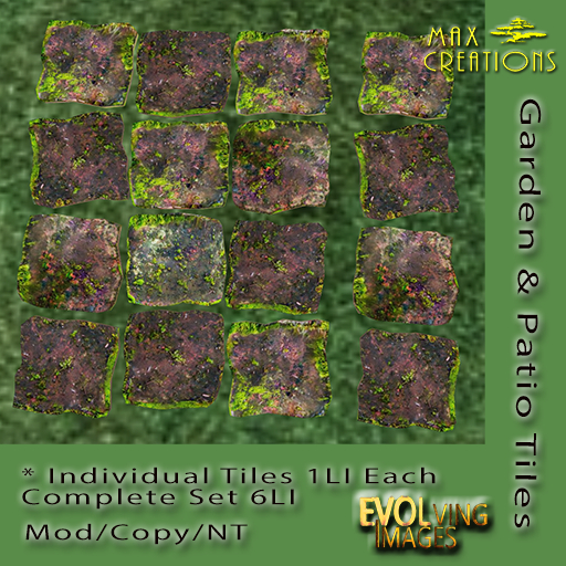Mossy Garden & Patio Tiles