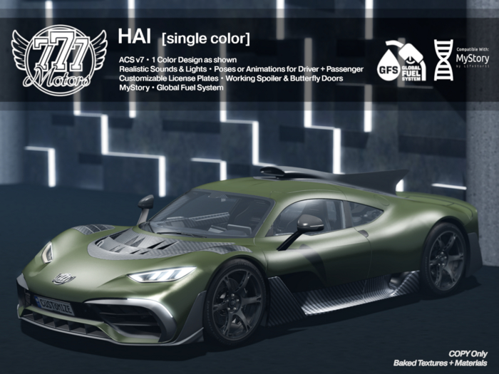 [777] HAI - Army Green (Add)
