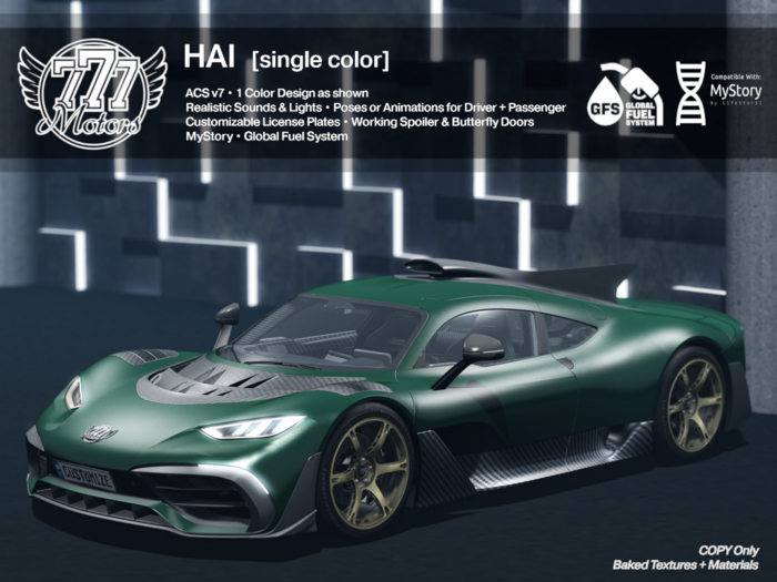 [777] HAI - Racing Green (Add)
