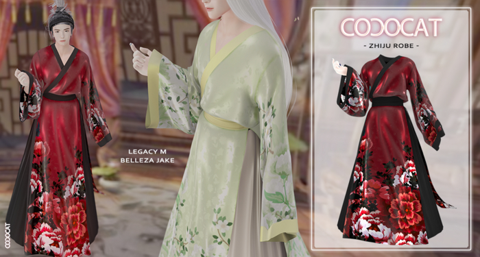 .cococat. Zhiju robe - Red