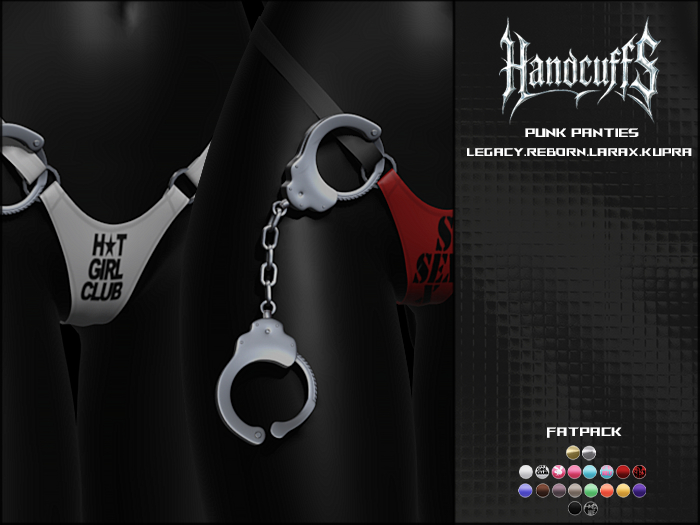 Handcuffs- Punk panties [FATPACK]