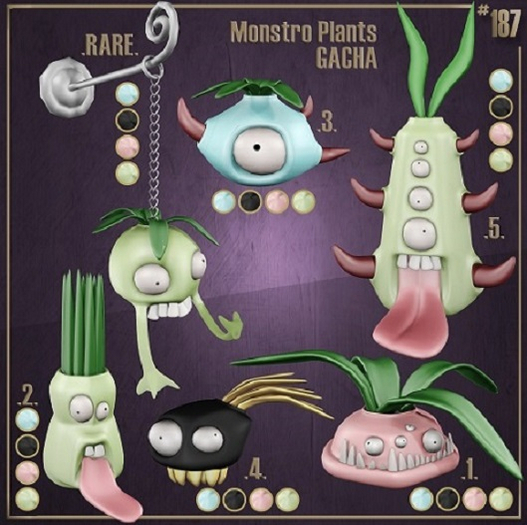 #187# Monstro Plants -3- Green