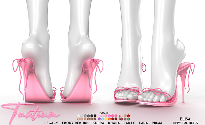 Tantrum - Elisa Tippy Toe Heels - Fatpack