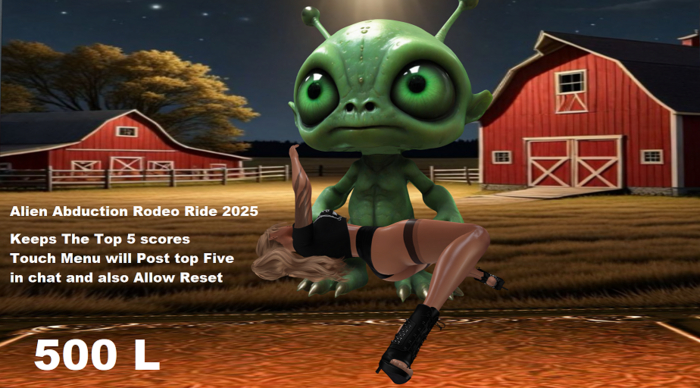 Alien Abduction Rodeo Ride 2025