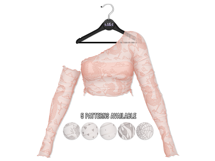 Loki - Kaya Printed Top - Cream