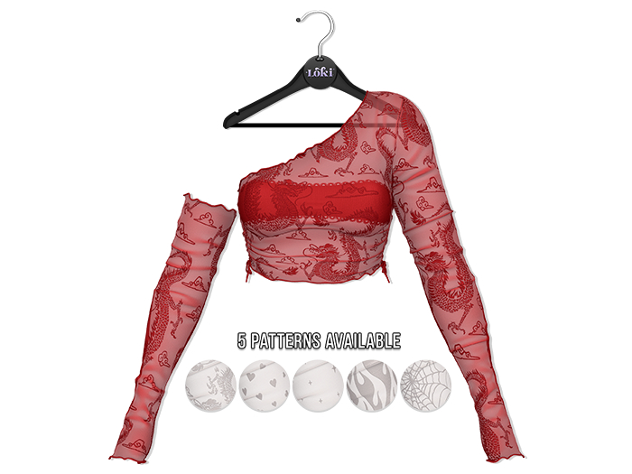 Loki - Kaya Printed Top - Red