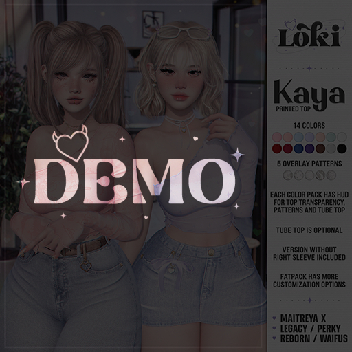 Loki - Kaya Printed Top - DEMO