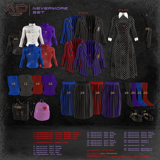 26 [AD] - Nevermore - BACKPACK 1 - MAITREYA