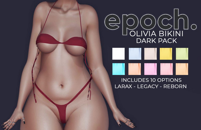 epoch - [pack] - olivia - bikini - dark