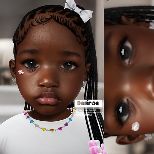 Toddlers. "Desirae" Skin #Mocha