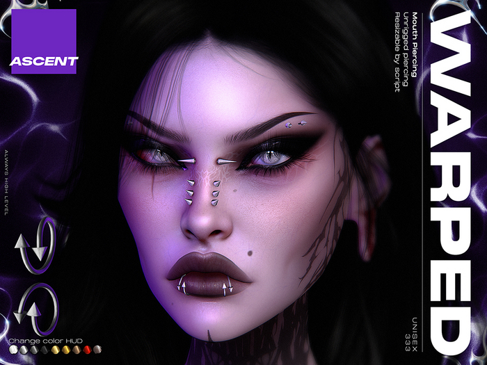 ASCENT - Warped Mouth Piercing F