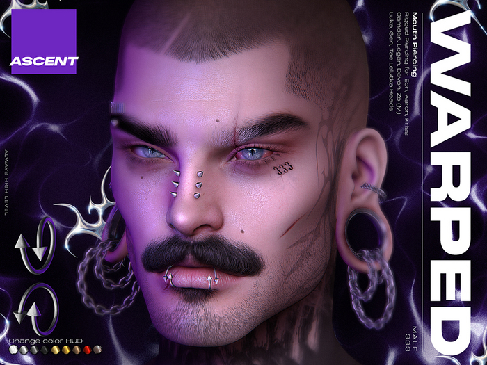 ASCENT - Warped Mouth Piercing M