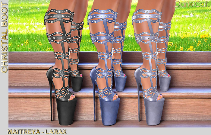 *.:Dark Cat:.*SS-CHRISTAL BOOT MAITREYA - LARAX