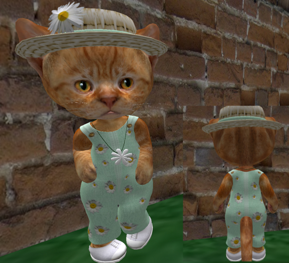 Dinkie Daisy Overalls green