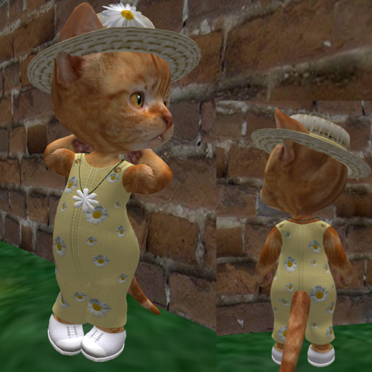 Dinkie Daisy Overalls yellow