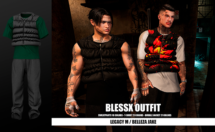MAZA // BLESSX OUTFIT // OLIVE & GREY