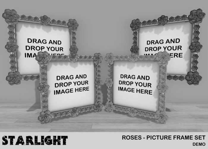 :: SA ::  Roses - Picture Frame Set - Demo