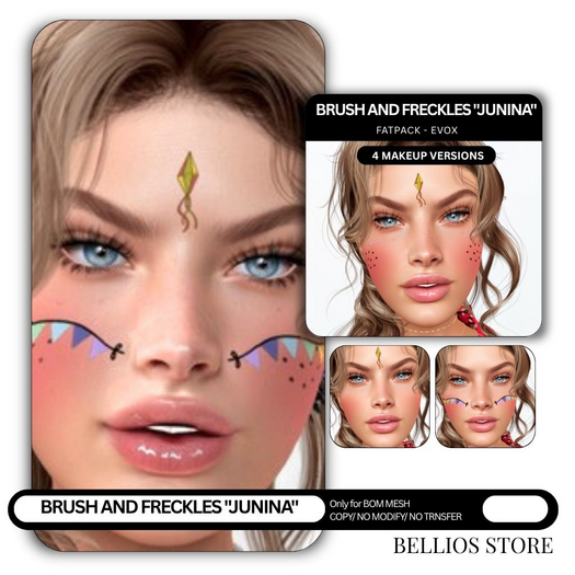 Bellios Store- Fatpack Brush and Freckles "Junina"