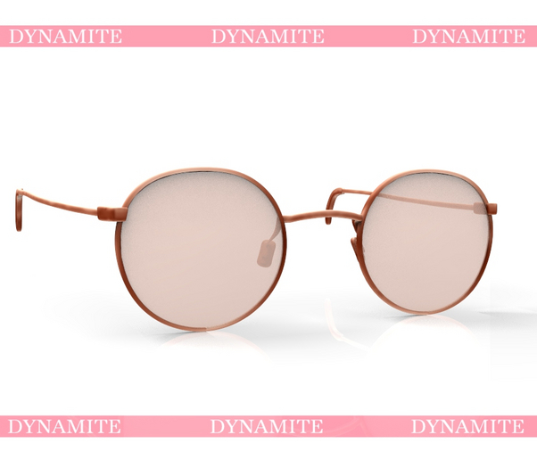 Beige Rosegold DYNAMITE Glasses
