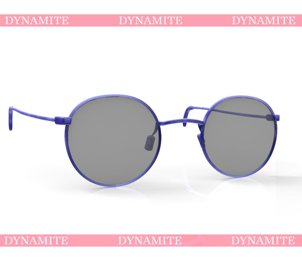 Black Purple DYNAMITE Glasses