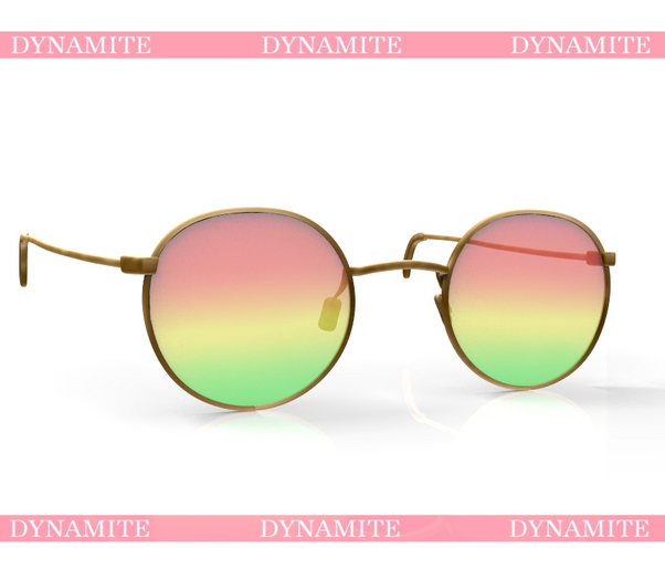 Green Rainbow DYNAMITE Glasses