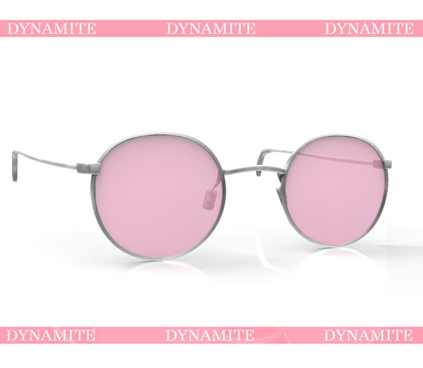 Pink Silver DYNAMITE Glasses