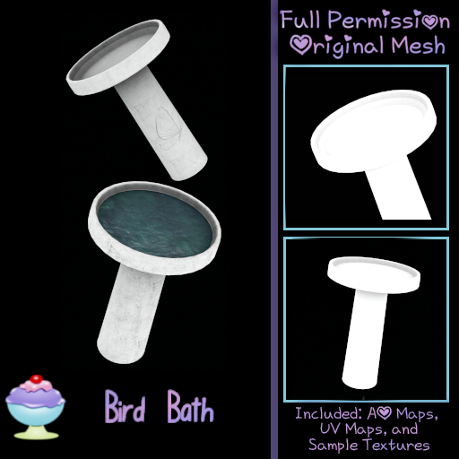 [Sherbert] Full Perm Bird Bath (ADD)