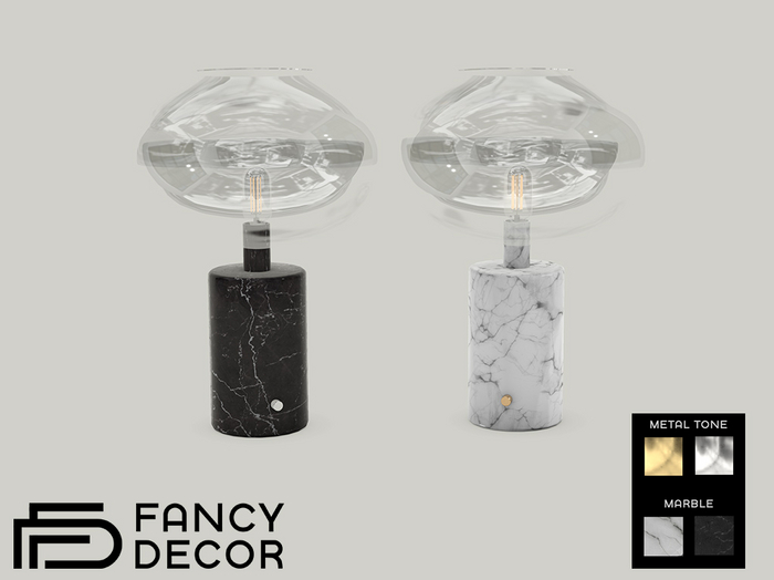 Fancy Decor: Luce Glass Marble Lamp