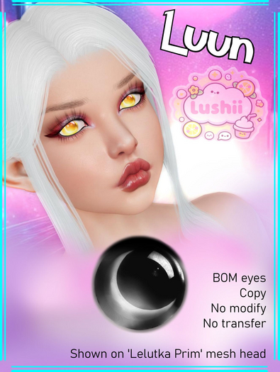 .:Lushii:. Luun Eyes - Black 