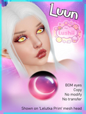 .:Lushii:. Luun Eyes - Pink