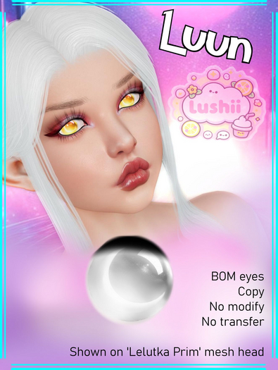 .:Lushii:. Luun Eyes - White 