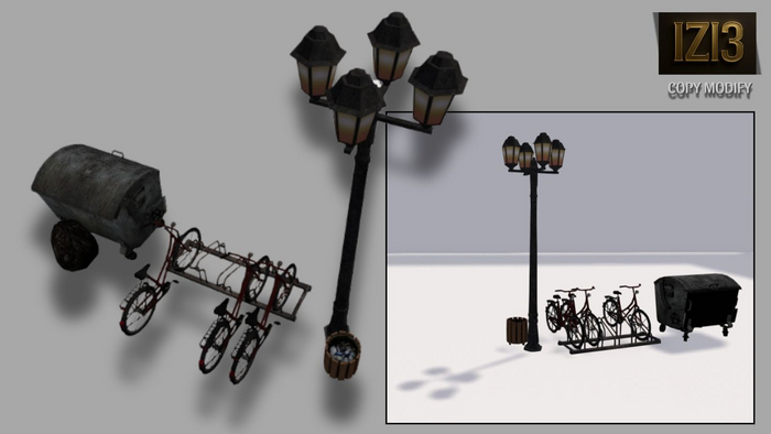 Street Elements City Decor Copy Modify isabelleize