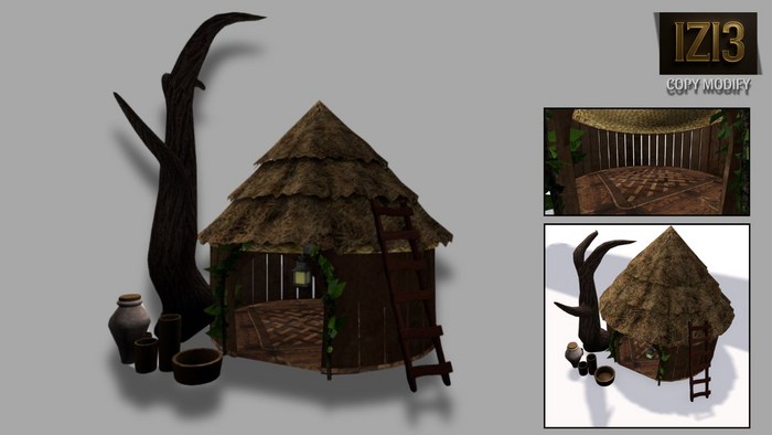 Hut - Mesh (Copy & Modify, 25 Impact)