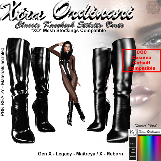 *XO* Classic Kneehigh Stiletto Boots